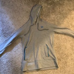 Gray under armour hoodie size medium.